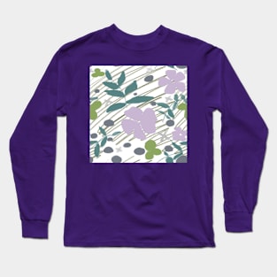 Abstract Florals Long Sleeve T-Shirt